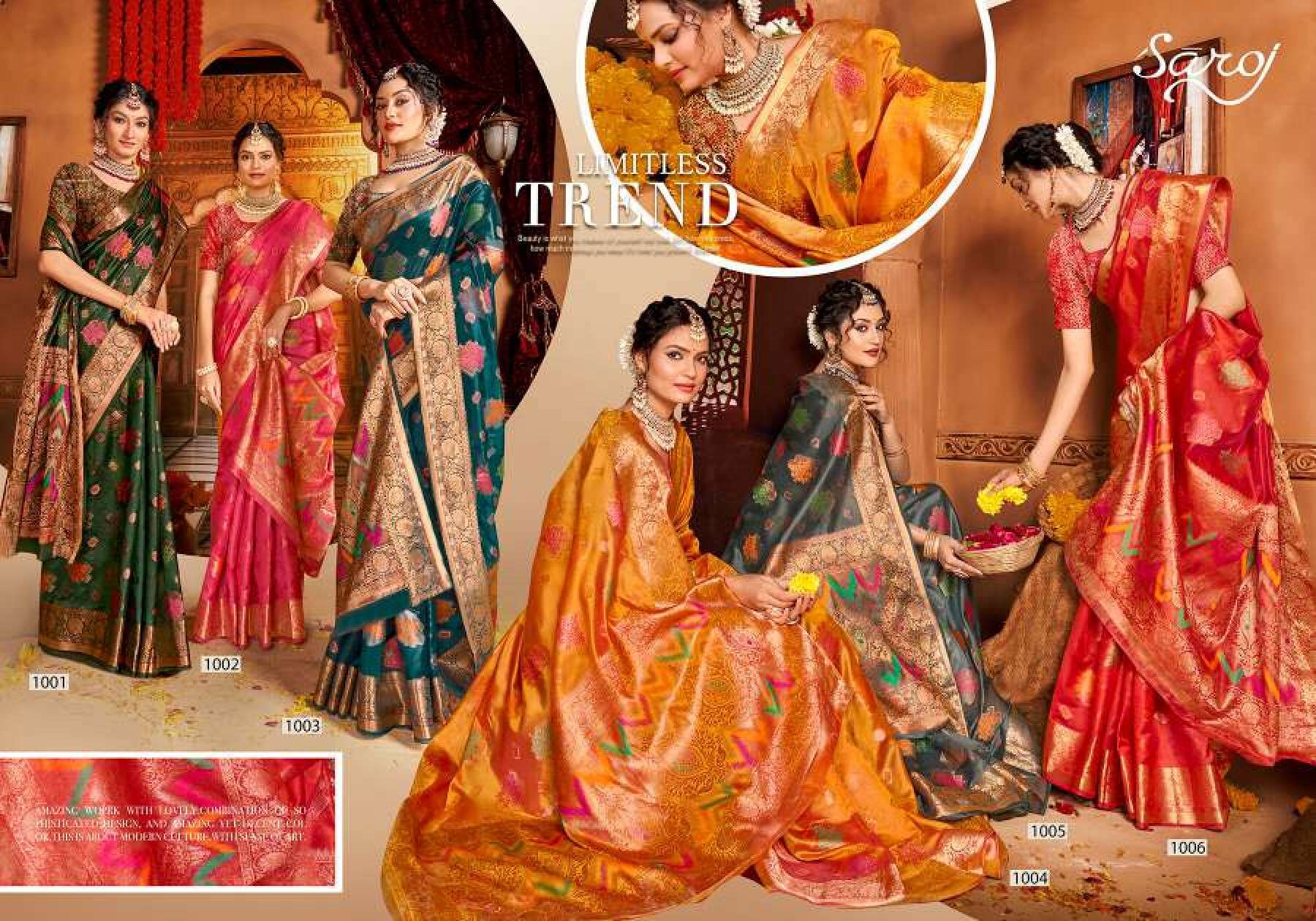 Wholesale Sarees Catalog: Sarees Manufacturer in Surat| India