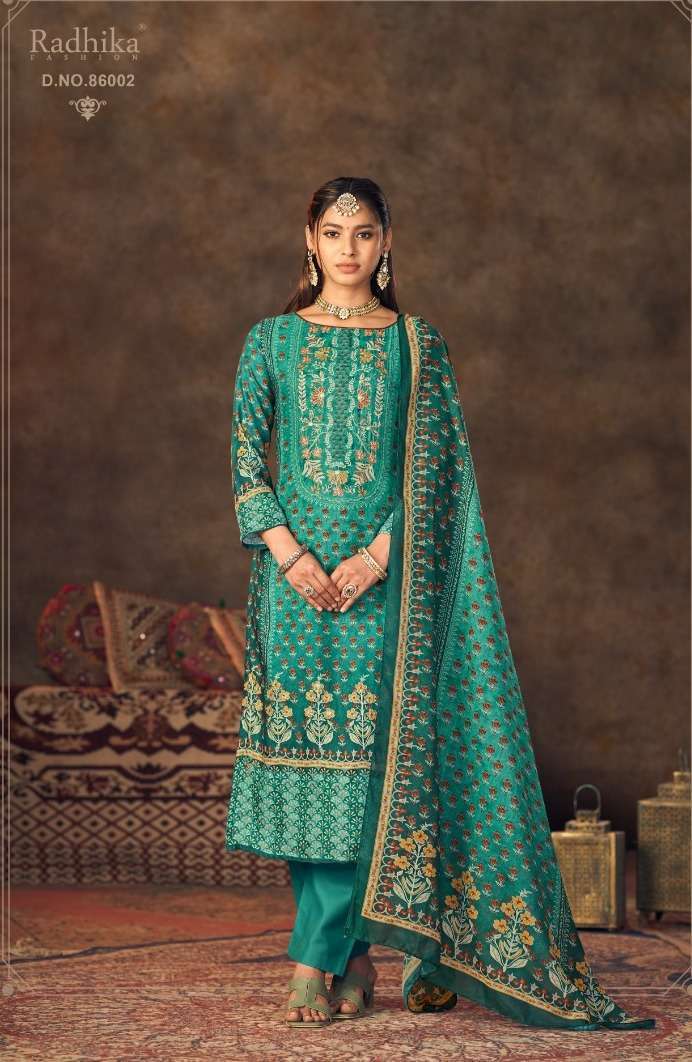 Azara QURBAT Jam cotton Dress material for boutiques