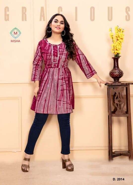 Ganesha Misha Vol-2 – Short Tops Kurti wholesale market