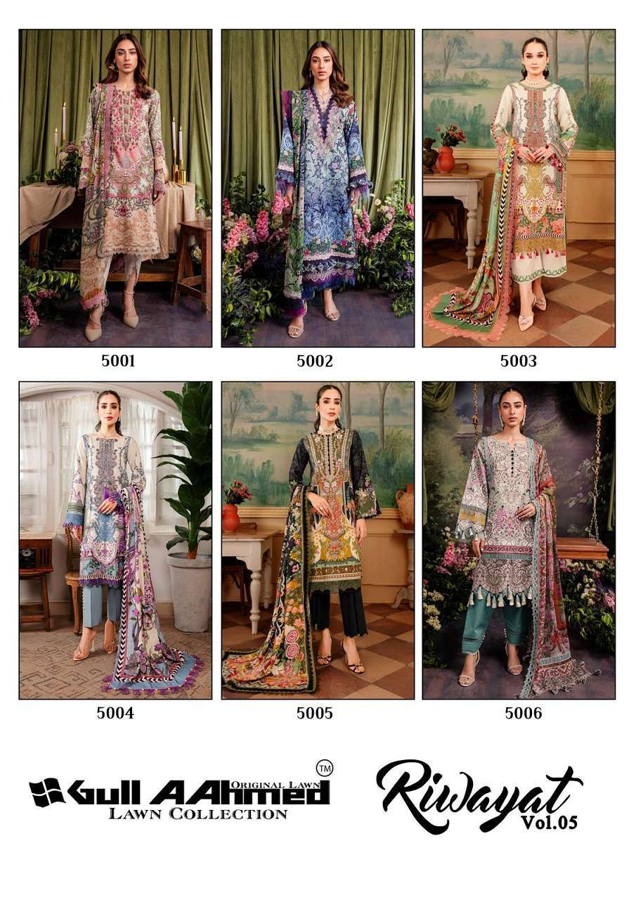 Gullahmed Riwayat Vol-5 Branded dress materials distributors