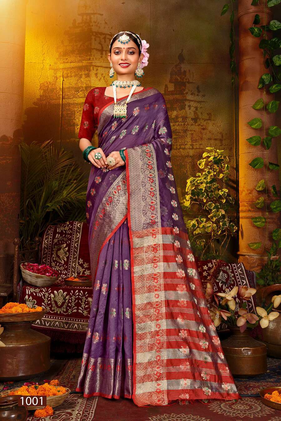 Saroj Sajelee vol.2  Soft organza silk Saree wholesale market in Patna