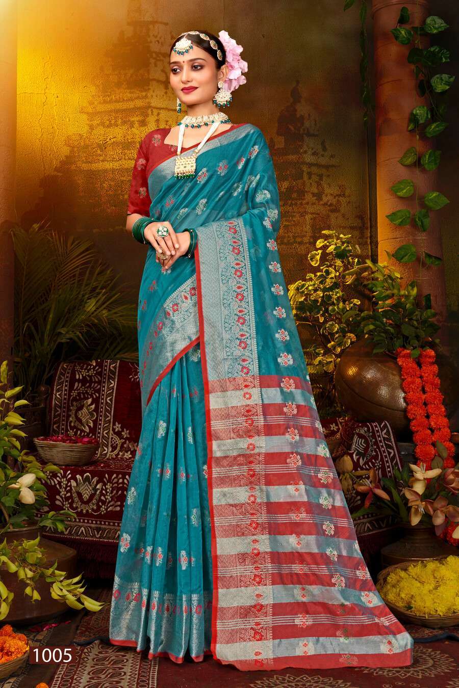 Saroj Sajelee vol.2  Soft organza silk Saree wholesale market in Patna