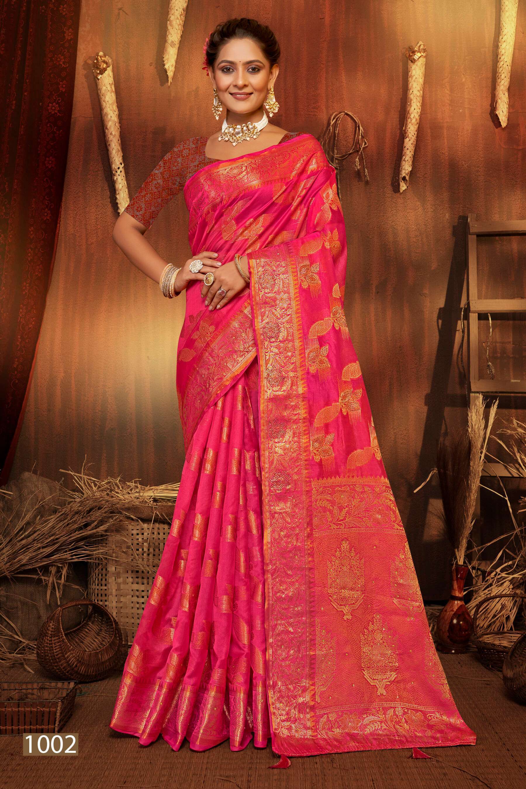 Saroj  Victoria vol.7 Soft organza Surat saree catalogue
