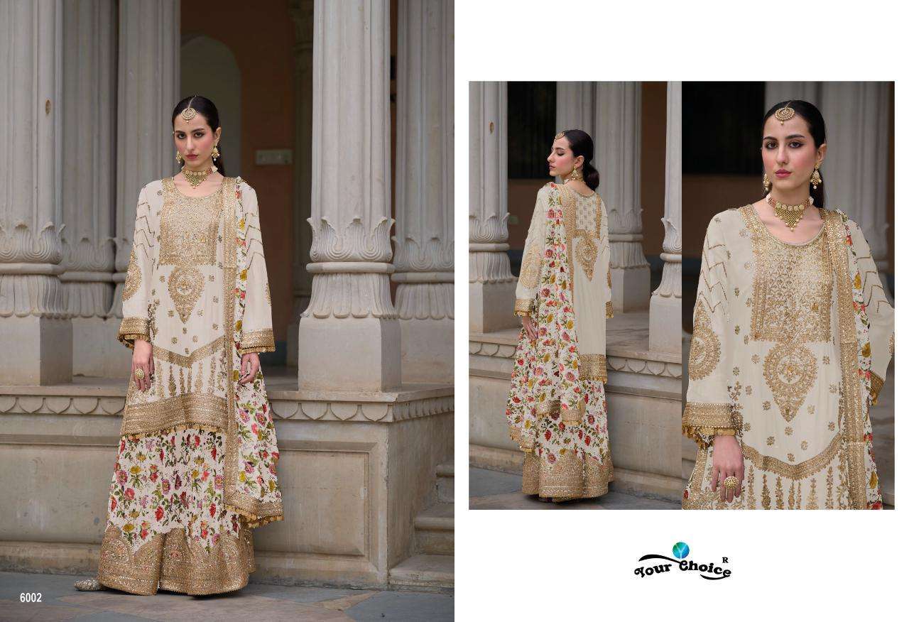Your Choice Sadaf Chinon Designer Wholesale Salwar Kameez Catalogue