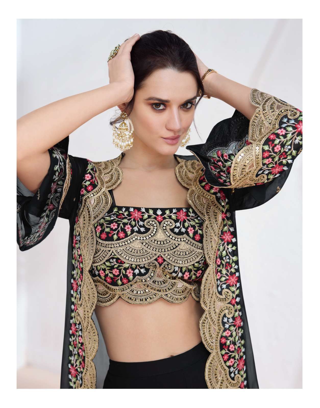 Aashirwad Aarzoo Georgette Designer Gown market in Bangalore