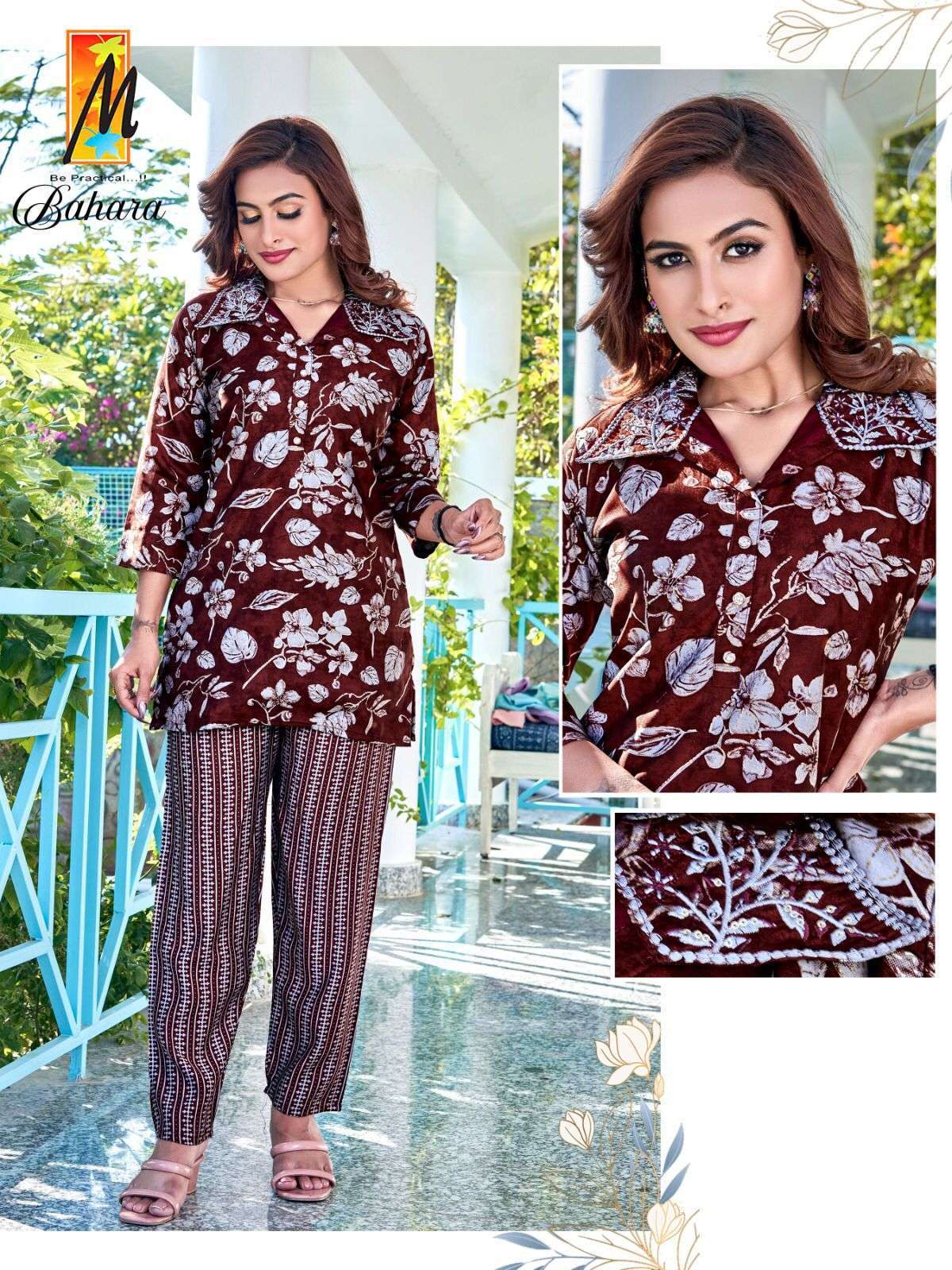 MASTER BAHARA CO-ORD SET Surat textile market kurtis