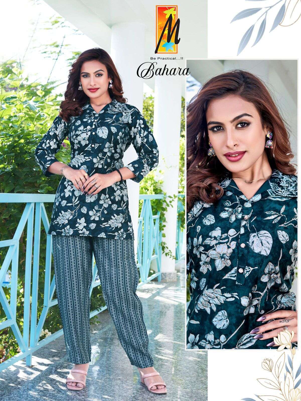 MASTER BAHARA CO-ORD SET Surat textile market kurtis