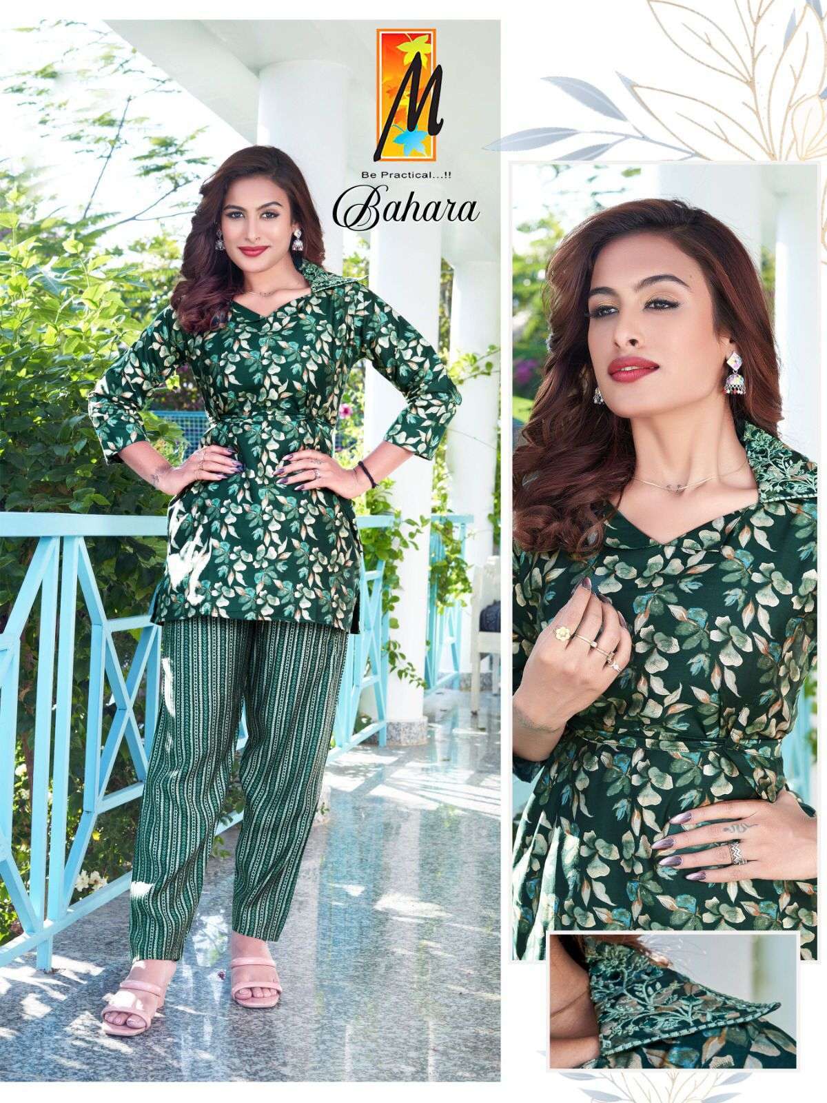 MASTER BAHARA CO-ORD SET Surat textile market kurtis