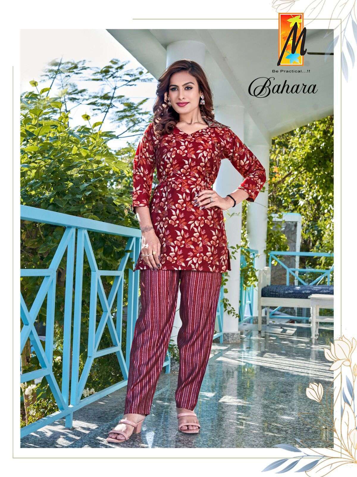 MASTER BAHARA CO-ORD SET Surat textile market kurtis