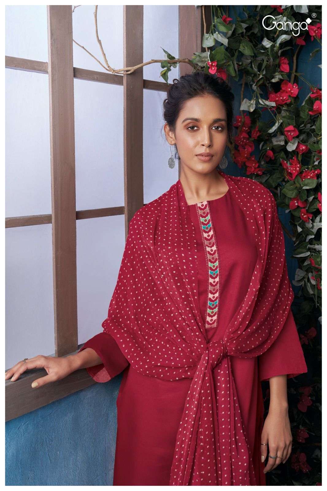 Ganga SAYALI 2578 Online dress materials shopping in bangalore