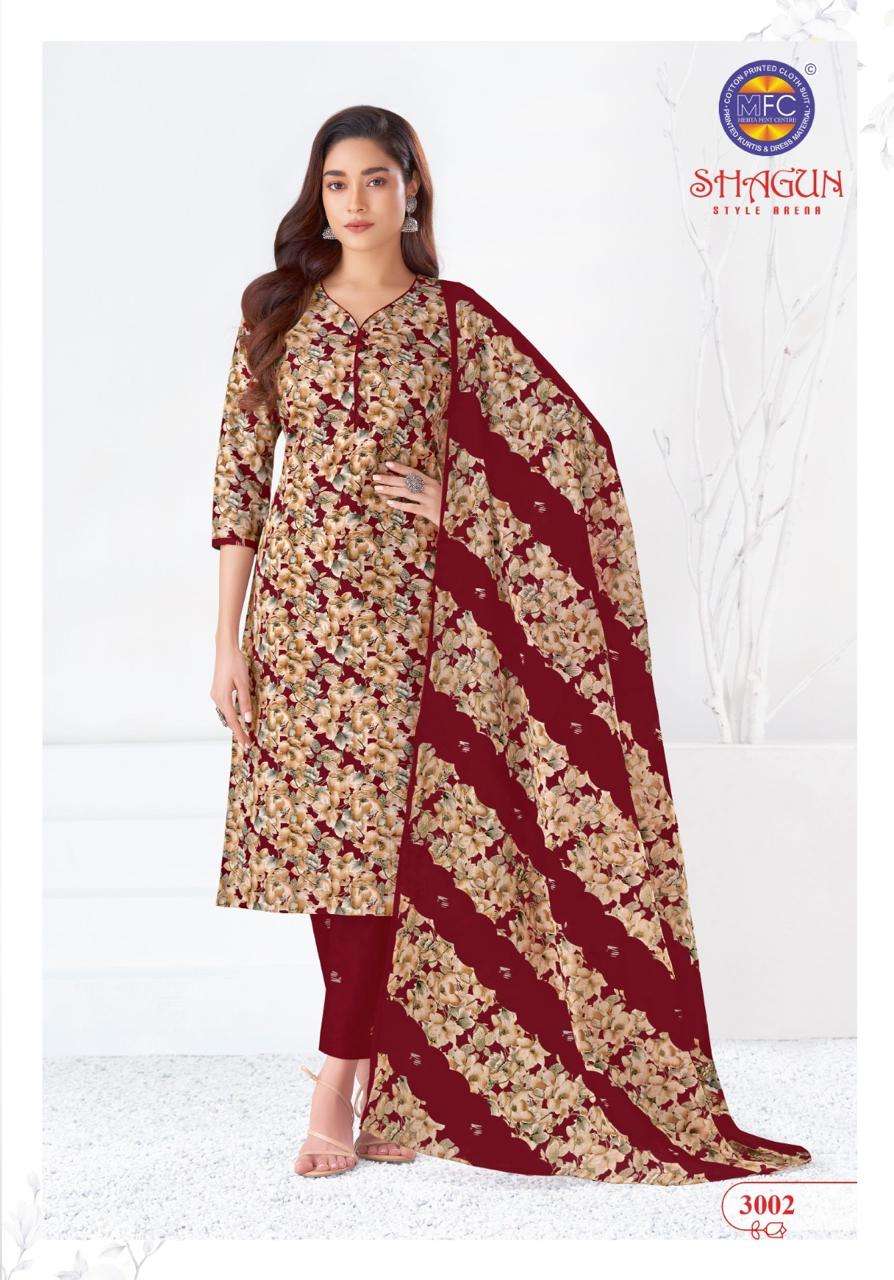 Mfc Shagun Vol 30 Lawn Cotton Boutique dress materials wholesale Bangalore
