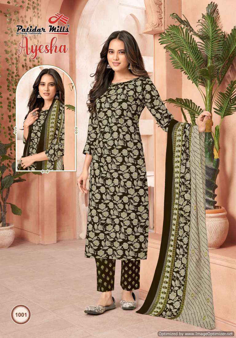 Patidar Mills Ayesha Vol-1 Online dress material shopping in Bangalore
