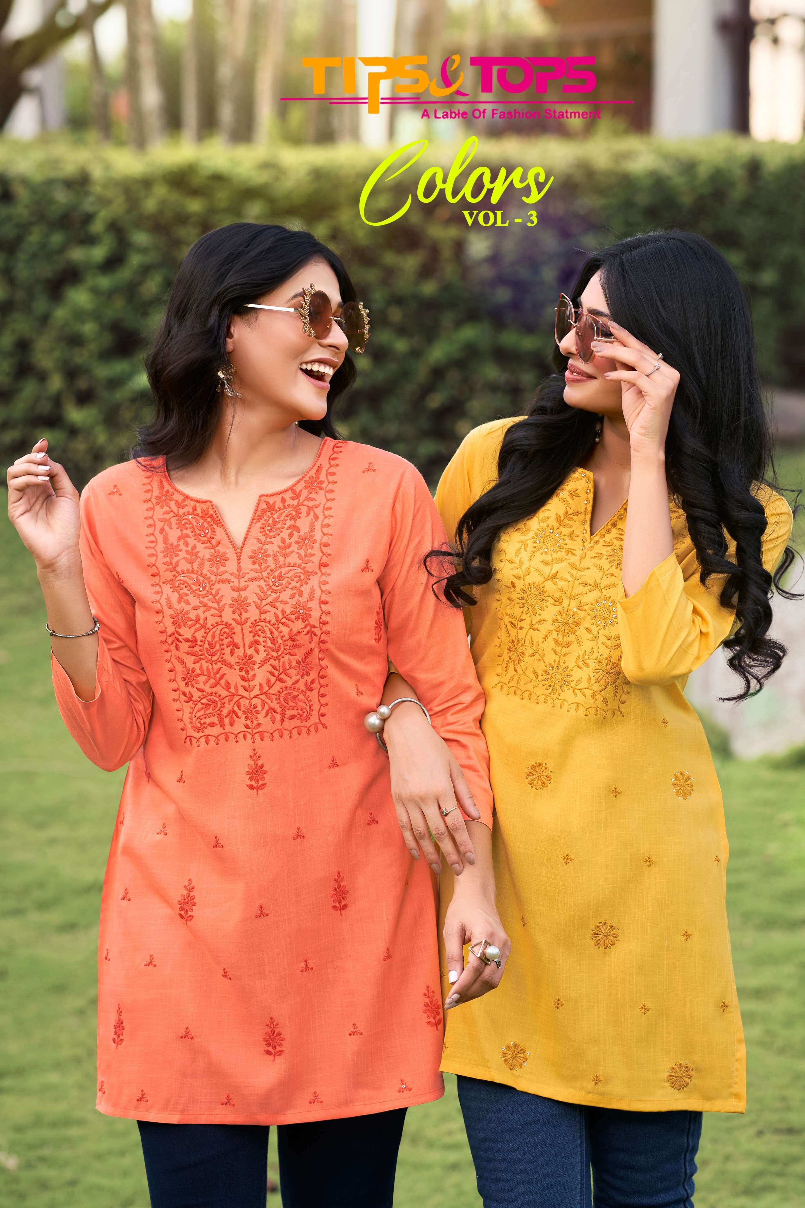 TIPS TOPS COLORS VOL 03 Buy Kurtis online Surat