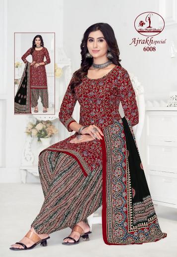 Miss World Ajrakh Vol 6 Dress material shops in Ahmedabad