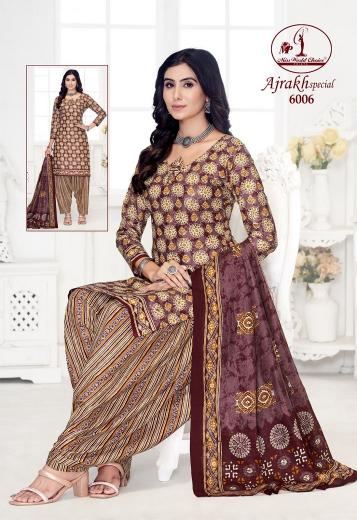 Miss World Ajrakh Vol 6 Dress material shops in Ahmedabad