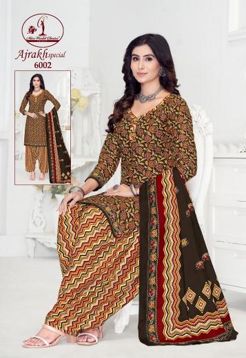 Miss World Ajrakh Vol 6 Dress material shops in Ahmedabad