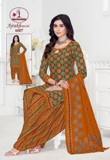 Miss World Ajrakh Vol 6 Dress material shops in Ahmedabad