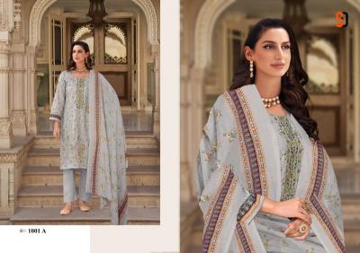 Shraddha Bin Saeed Color Collection Chiffon salwar suits wholesale in Kolkata