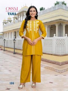 Ossm Vama Fancy Co-ord Set Surat Kurti online shopping