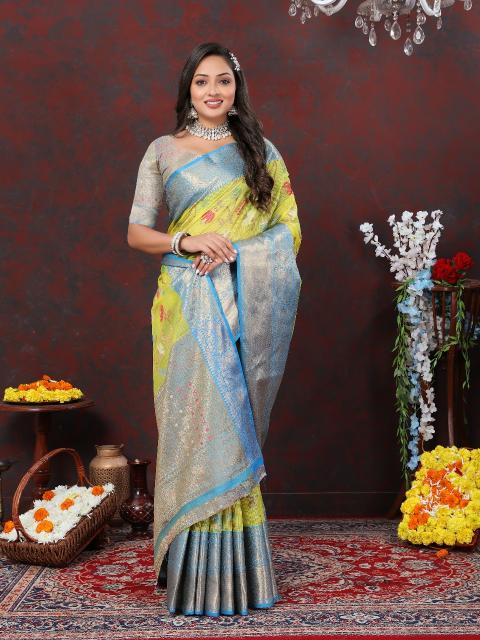 Artriddh murthy Yellow 283 Soft Cotton with Meenakari Surat wholesale saree catalogue