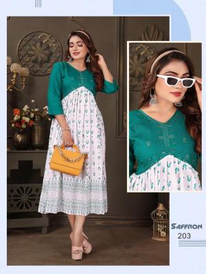 FASHION TALK SAFFRON VOL.0.2.1 Kurti wholesale market in Bangalore