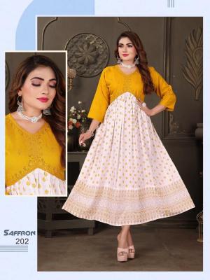 FASHION TALK SAFFRON VOL.0.2.1 Kurti wholesale market in Bangalore
