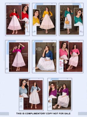 FASHION TALK SAFFRON VOL.0.2.1 Kurti wholesale market in Bangalore