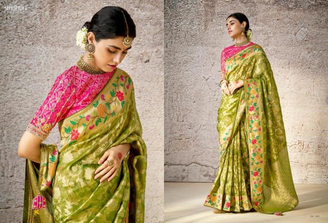 Kimora Kashi Banarasi Designer sarees online shopping