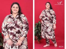 Moksh International Big Size Co-ord set Vol 2 Ladies Kurti wholesaler