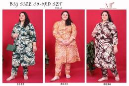 Moksh International Big Size Co-ord set Vol 2 Ladies Kurti wholesaler