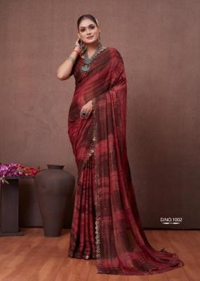 Stavan Cutwork Fancy Printed Wholesale saree market in Mumbai