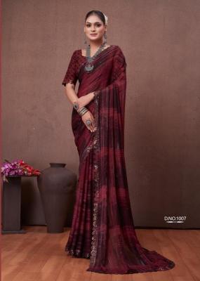 Stavan Cutwork Fancy Printed Wholesale saree market in Mumbai