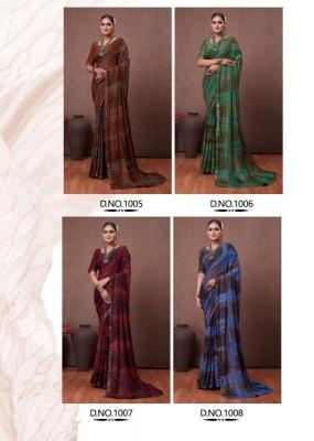 Stavan Cutwork Fancy Printed Wholesale saree market in Mumbai