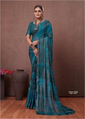 Stavan Cutwork Fancy Printed Wholesale saree market in Mumbai