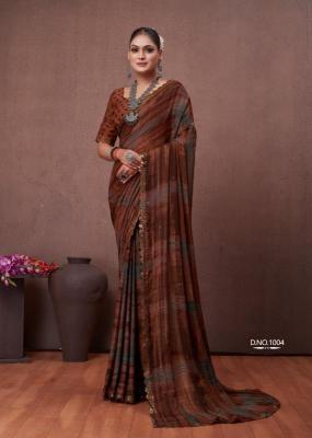 Stavan Cutwork Fancy Printed Wholesale saree market in Mumbai