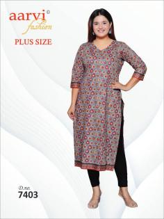 Aarvi Plus Size Vol-4 Wholesale Kurti catalog