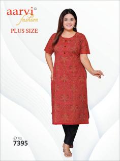 Aarvi Plus Size Vol-4 Wholesale Kurti catalog
