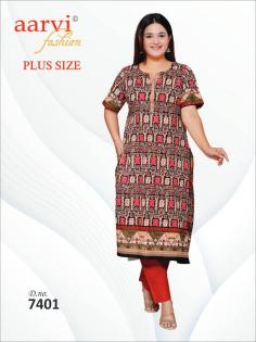 Aarvi Plus Size Vol-4 Wholesale Kurti catalog