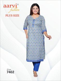 Aarvi Plus Size Vol-4 Wholesale Kurti catalog