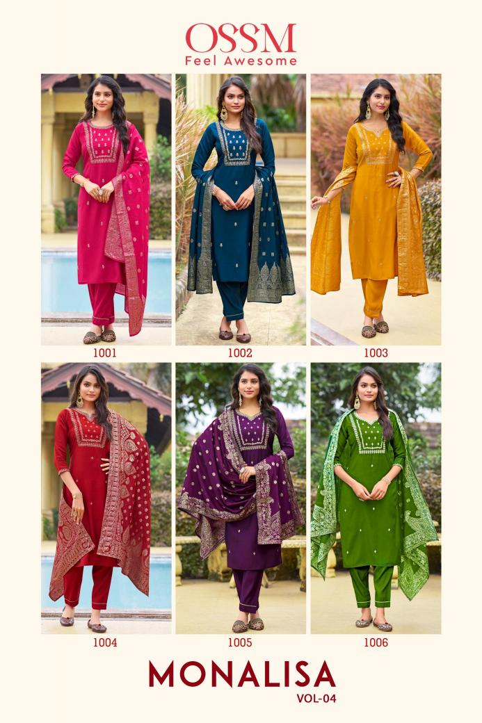 Ossm Monalisa Vol 4 ahmedabad kurti wholesale market online shopping