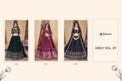 Shubhkala Girly Vol 29  georgette lehenga choli market in Mumbai