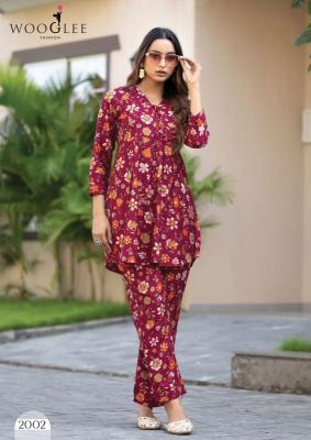 Wooglee Devyani Co Ord Set Kurti wholesale market in surat