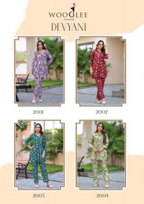 Wooglee Devyani Co Ord Set Kurti wholesale market in surat
