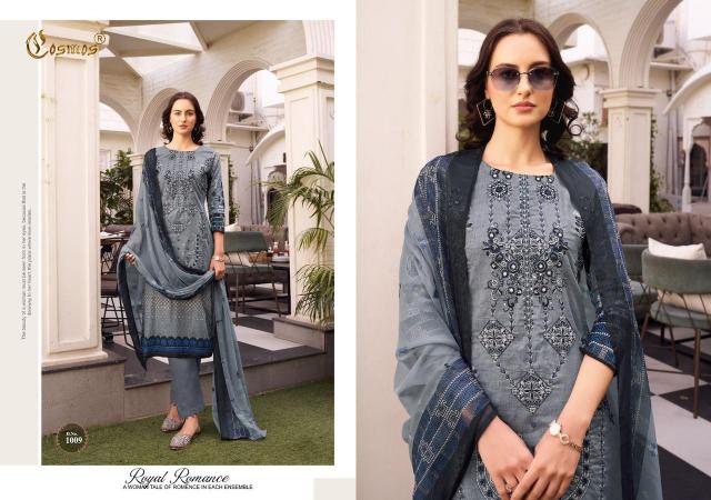 Cosmos FAshion Noor Premium Embroidered wholesale dress material online shopping