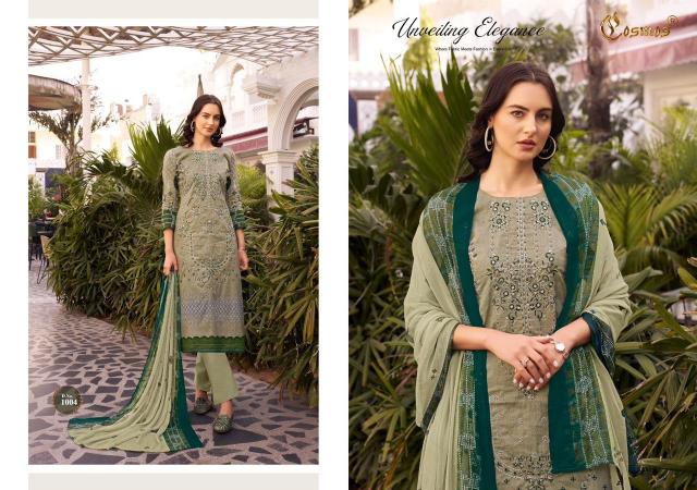 Cosmos FAshion Noor Premium Embroidered wholesale dress material online shopping