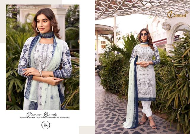 Cosmos FAshion Noor Premium Embroidered wholesale dress material online shopping