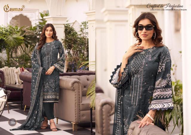 Cosmos FAshion Noor Premium Embroidered wholesale dress material online shopping