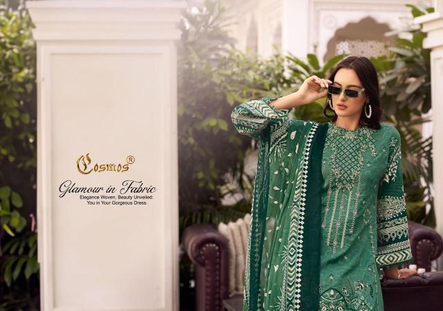 Cosmos FAshion Noor Premium Embroidered wholesale dress material online shopping