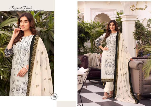 Cosmos FAshion Noor Premium Embroidered wholesale dress material online shopping