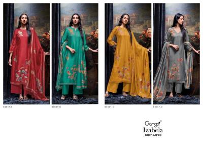 Ganga Lzabela 3037 Wholesale Salwar Kameez Catalogue